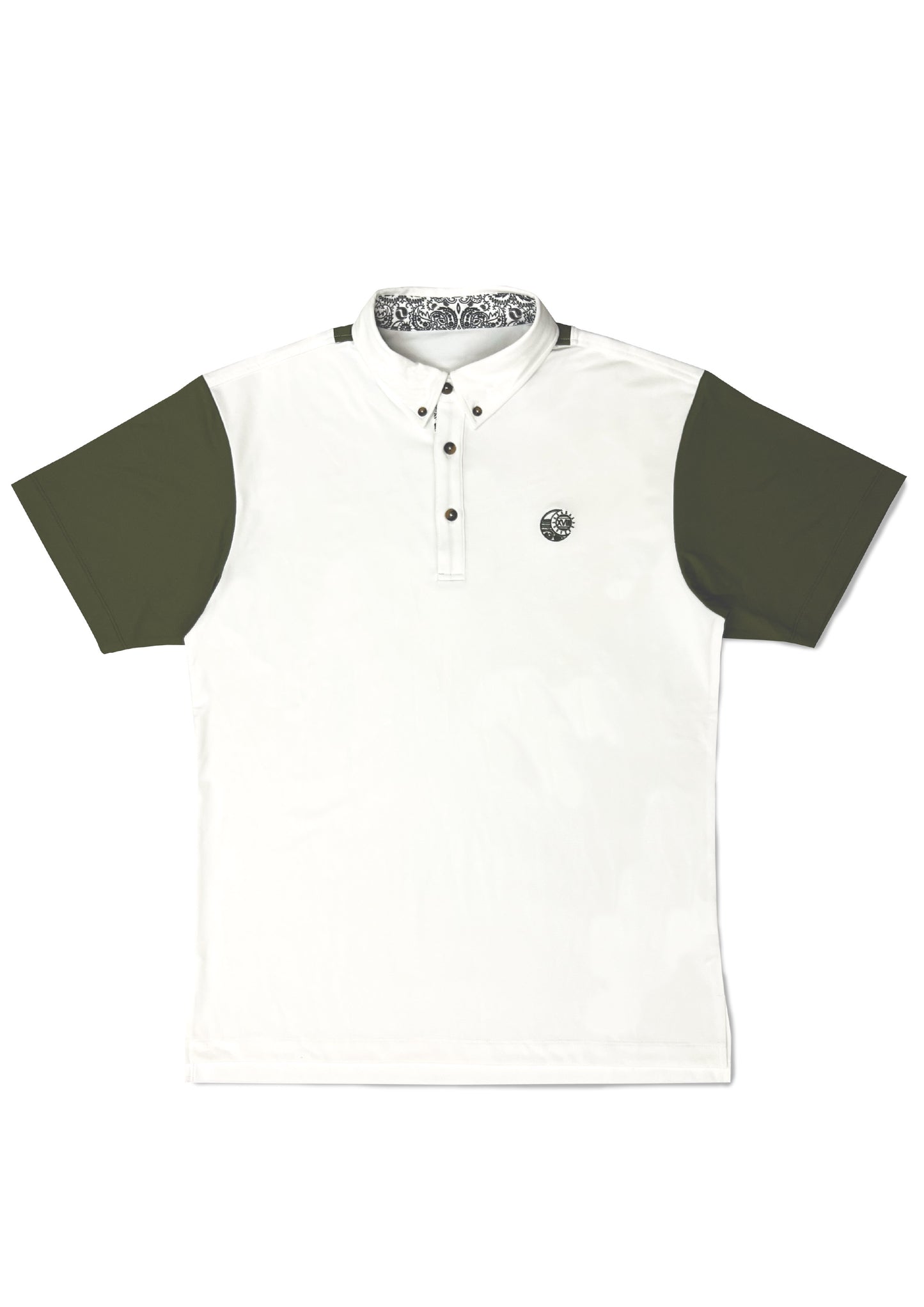 Remond Original Polo Shirt 《Mens White×Khaki》