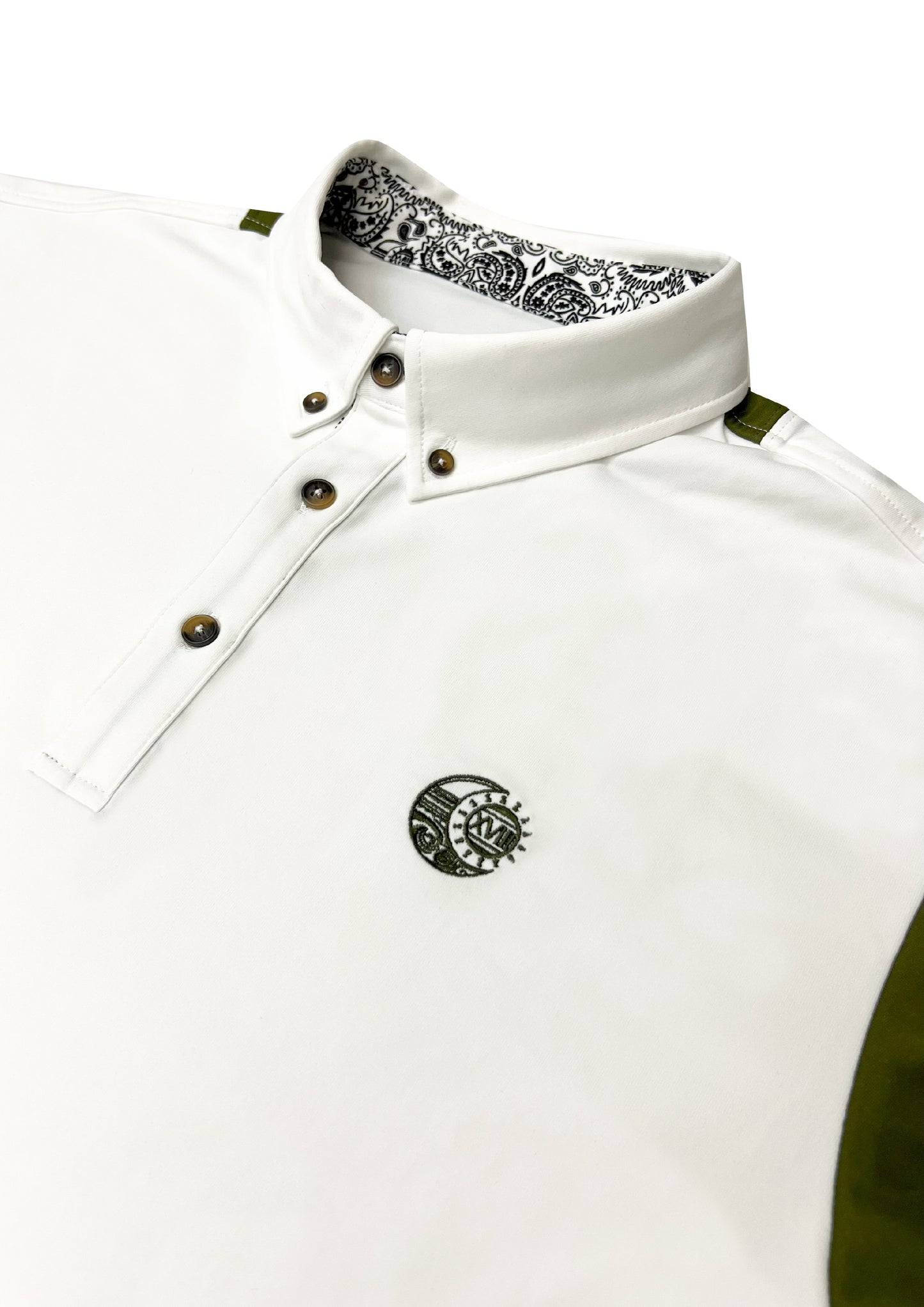 Remond Original Polo Shirt 《Mens White×Khaki》