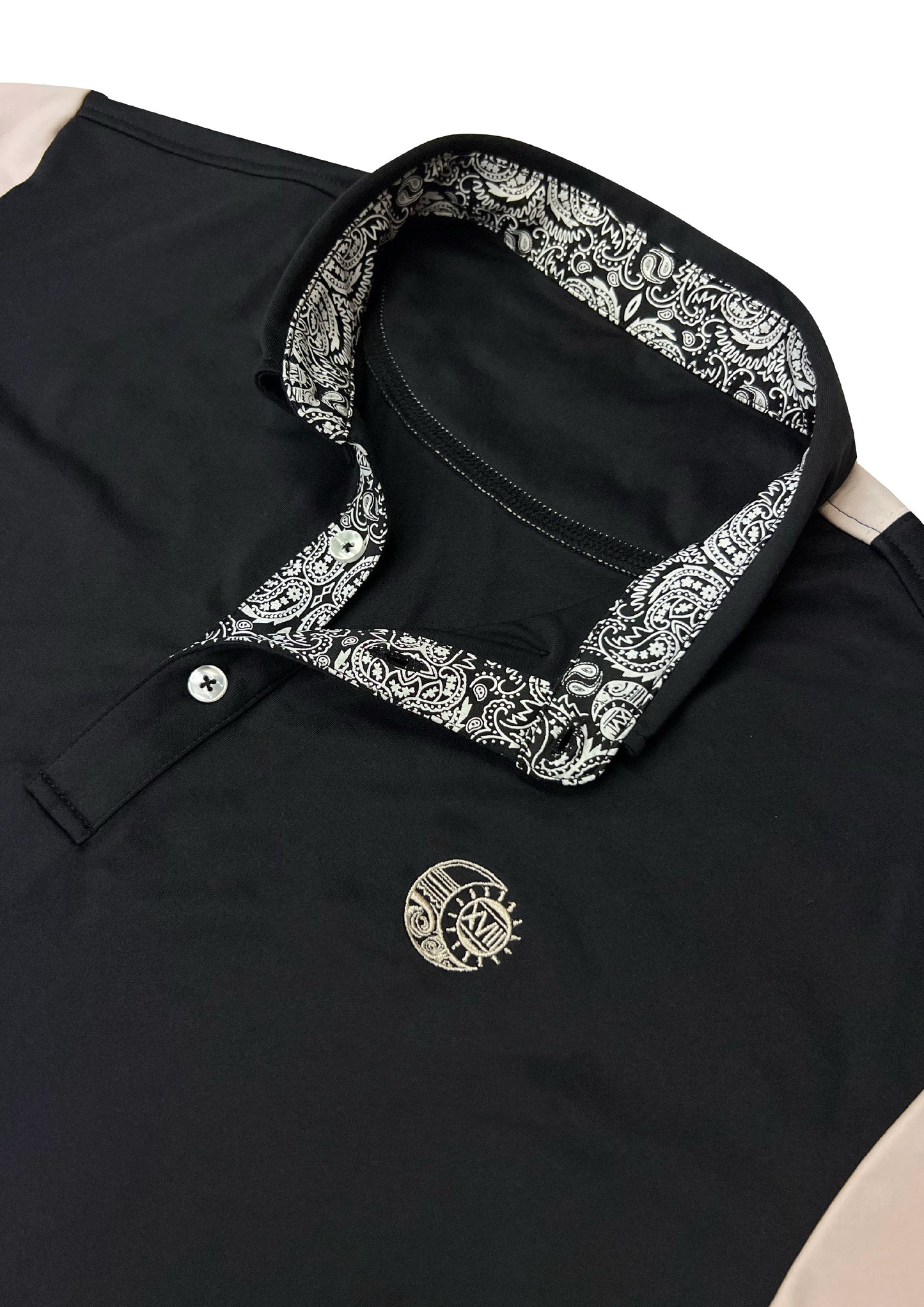 Remond Original Polo Shirt 《Mens Black×Beige》