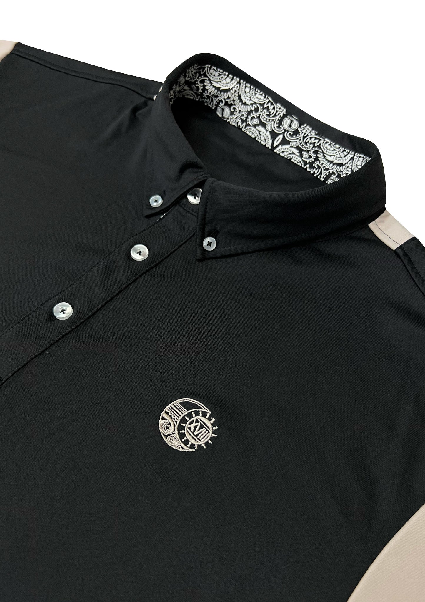 Remond Original Polo Shirt 《Mens Black×Beige》