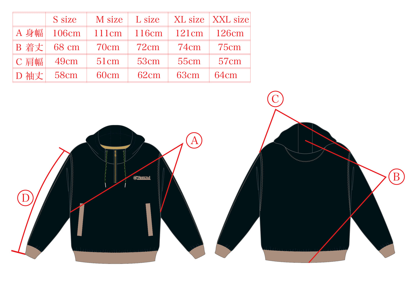 Remond Original Hoodie サイズ(ゴルフウェア)
