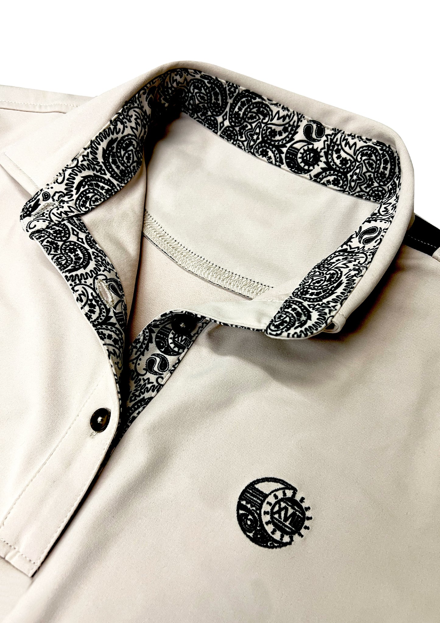 Remond Original Polo Shirt  《Ladies Beige×Black》